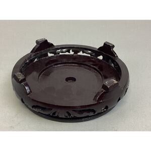 Vintage Wooden Carved Ornate Vase Stand